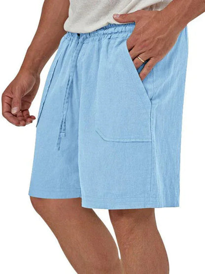 Men's two-piece vest shorts casual sleeveless cardigan suit - Shello's Creative Boutique