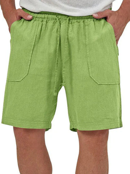 Men's two-piece vest shorts casual sleeveless cardigan suit - Shello's Creative Boutique