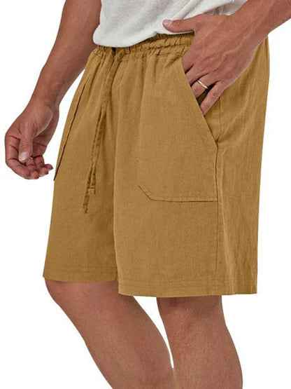 Men's two-piece vest shorts casual sleeveless cardigan suit - Shello's Creative Boutique