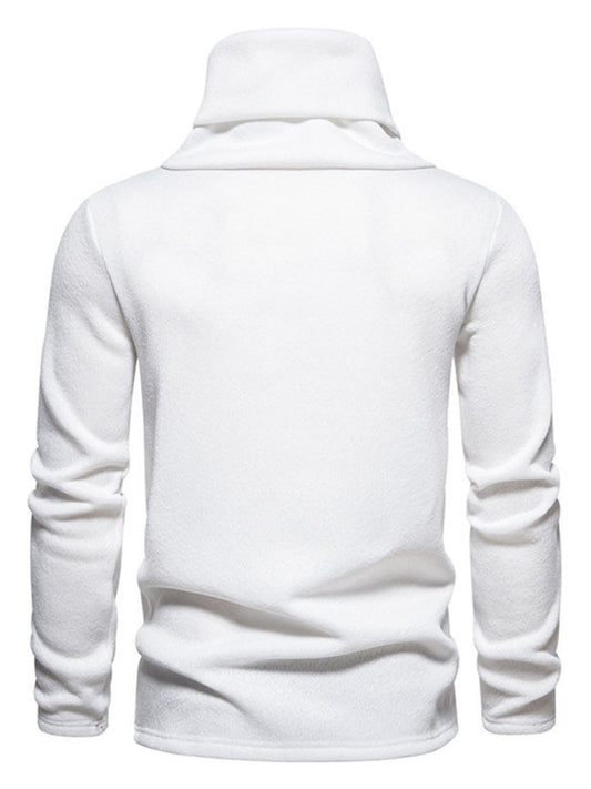 New high collar British style warm casual pile collar top Shello's Creative Boutique