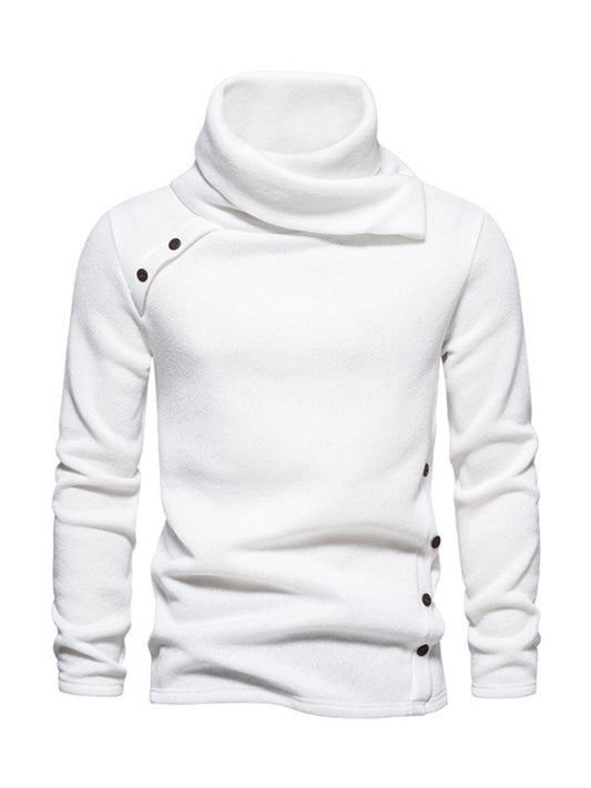New high collar British style warm casual pile collar top Shello's Creative Boutique