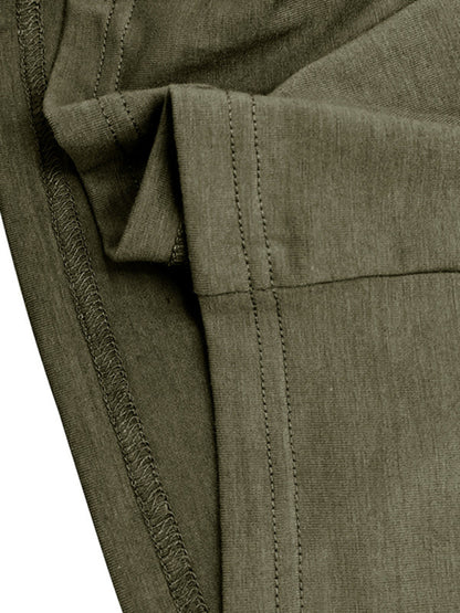 Men's Lapel Polo Solid Color Long Sleeve Polo Shirt Shello Creative Boutique