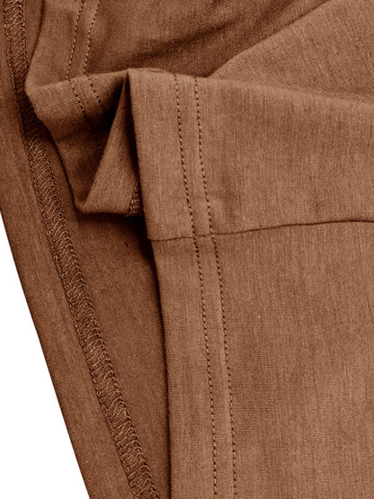 Men's Lapel Polo Solid Color Long Sleeve Polo Shirt Shello Creative Boutique