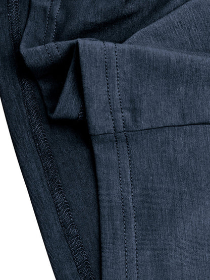 Men's Lapel Polo Solid Color Long Sleeve Polo Shirt Shello Creative Boutique