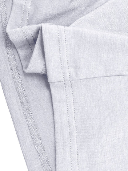 Men's Lapel Polo Solid Color Long Sleeve Polo Shirt Shello Creative Boutique