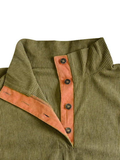 Men's Casual Outdoor Jacket Casual Stand Collar Long Sleeve Sweatshirt - Shello's Creative Boutique