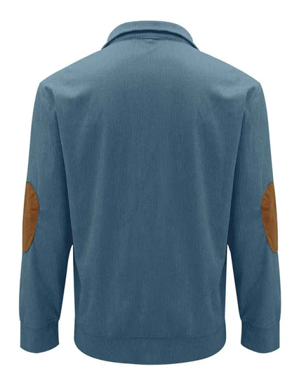 Men's Casual Outdoor Jacket Casual Stand Collar Long Sleeve Sweatshirt - Shello's Creative Boutique