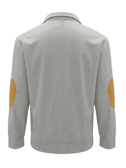 Men's Casual Outdoor Jacket Casual Stand Collar Long Sleeve Sweatshirt - Shello's Creative Boutique