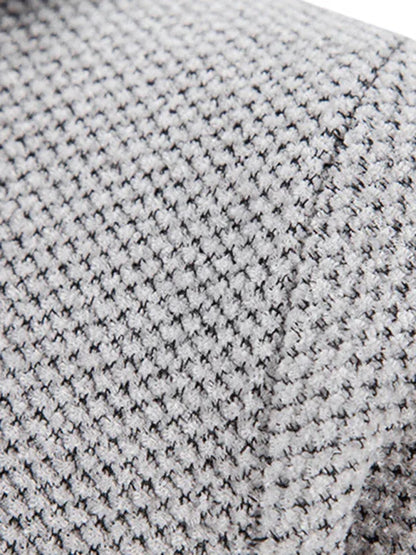 Men's casual zipper hooded cardigan - Shello's Creative Boutique