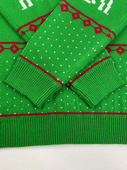 Men's Christmas Knit Sweater | Loose Fit Festive Jumper UK - Shello's Creative Boutique