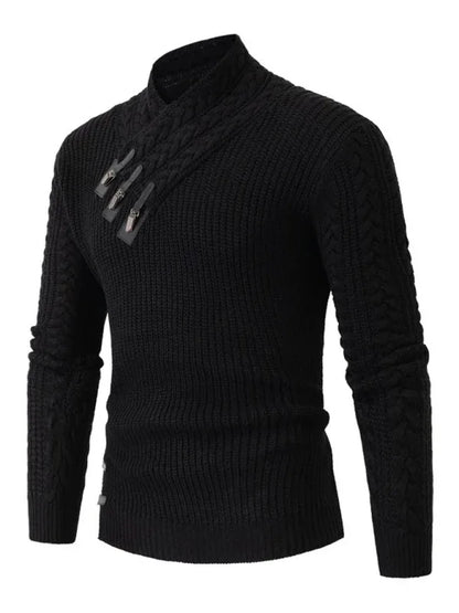 Men's Cable Knit Sleeveless Sweater - Shello's Creative Boutique