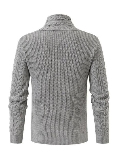 Men's Cable Knit Sleeveless Sweater - Shello's Creative Boutique