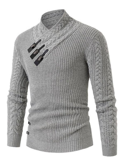 Men's Cable Knit Sleeveless Sweater - Shello's Creative Boutique