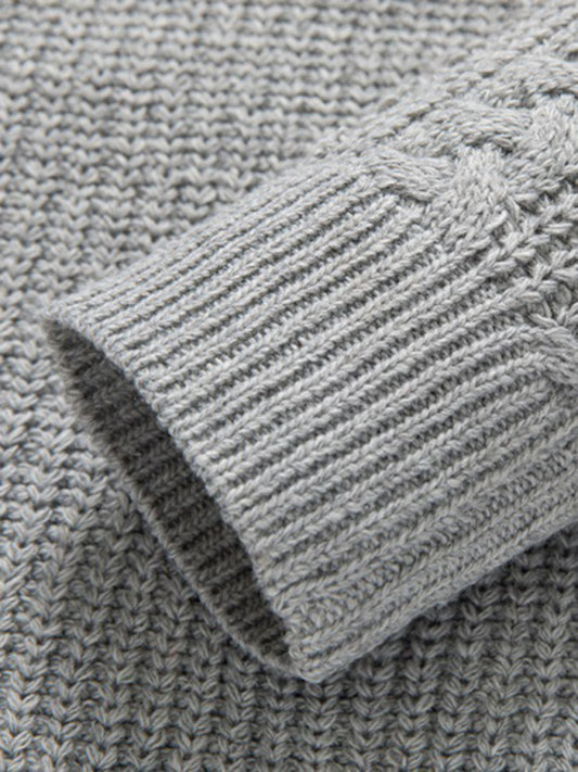 Men's Cable Knit Sleeveless Sweater Shello's Creative Boutique