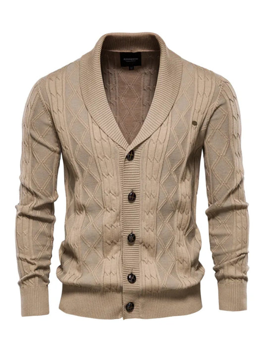 Men's Fashion Self Design Knit Cardigan Shello's Creative Boutique