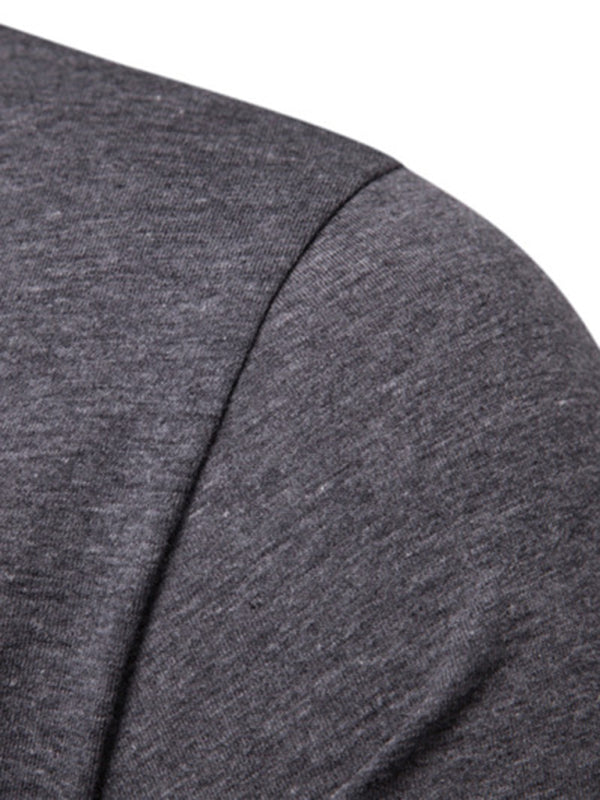 Men's new fitness cycling elastic mask skull print hooded pullover long-sleeved T-shirt Shello's Creative Boutique