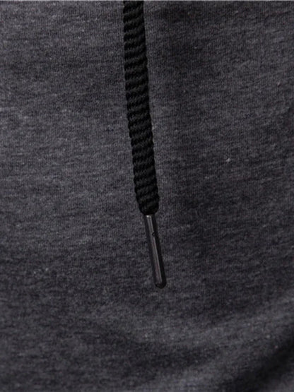 Eprolo Men's New Fitness Cycling Elastic Mask Skull Print Hooded Pullover Long-Sleeved T-Shirt - Shello's Creative Boutique