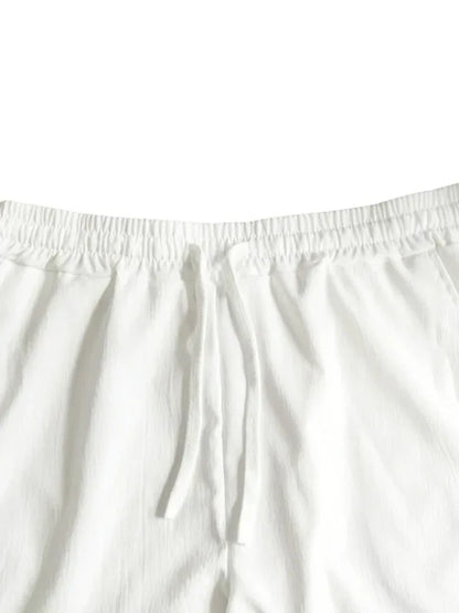 Men's Breathable Linen Loose Casual Sports Trousers - Shello's Creative Boutique