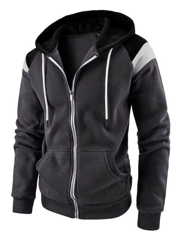 Men's Color Block Contrast Fashion Sweatshirt Casual Sports Top Shello Creative Boutique