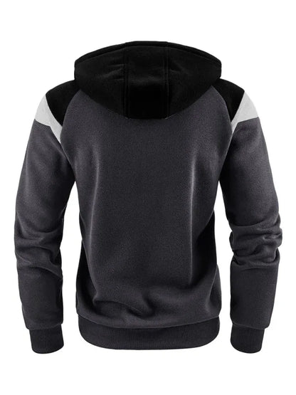 Men's Color Block Contrast Fashion Sweatshirt Casual Sports Top - Shello's Creative Boutique