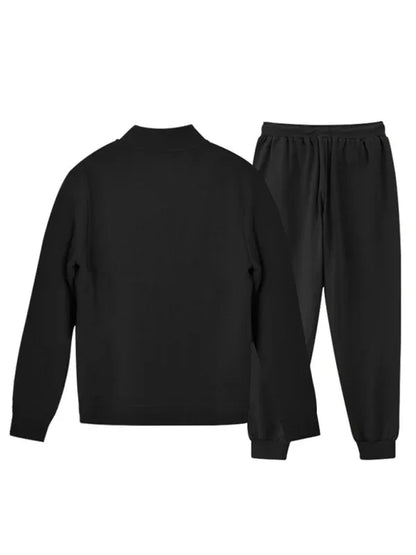 Men's new casual solid color baseball collar jacket suit - Shello's Creative Boutique