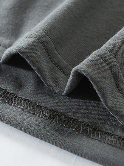 Men's New Outdoor Tactical Zipper Colorblock Henley Collar Long Sleeve T-Shirt Shello Creative Boutique