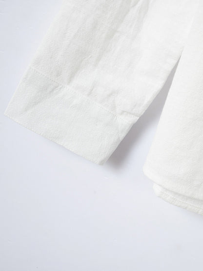 New Fashion Retro Stand Collar Slim Fit Casual Long Sleeve Shirt Shello Creative Boutique