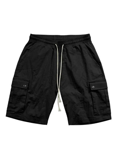 Casual Men's Slim Drawstring Cargo Shorts – Your Go-To for Spring and Summer Comfort! - Shello's Creative Boutique