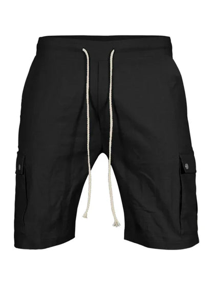 Casual Men's Slim Drawstring Cargo Shorts – Your Go-To for Spring and Summer Comfort! - Shello's Creative Boutique