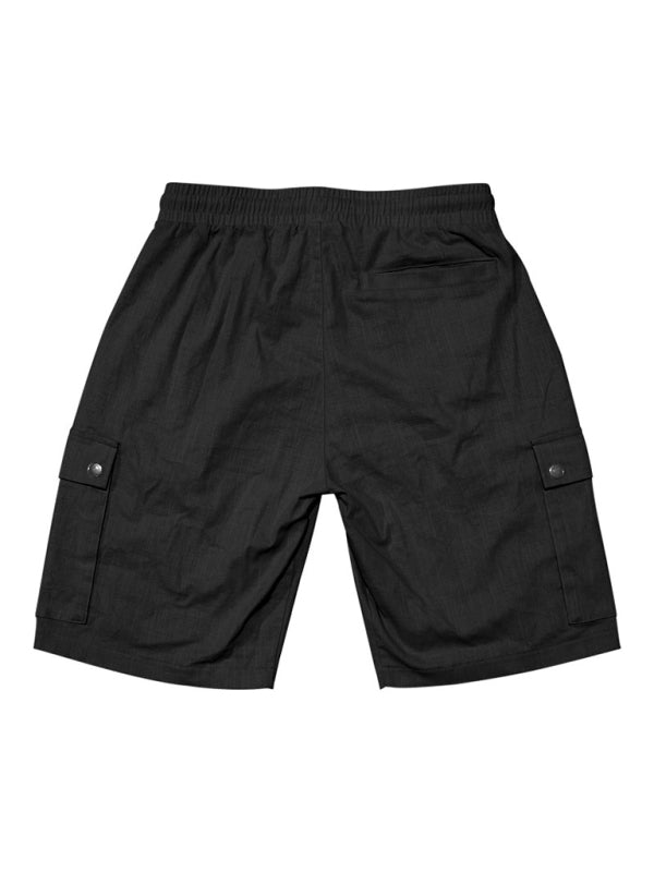 Casual Men's Slim Drawstring Shorts Thin Quarter Pants Cargo Shorts Shello's Creative Boutique