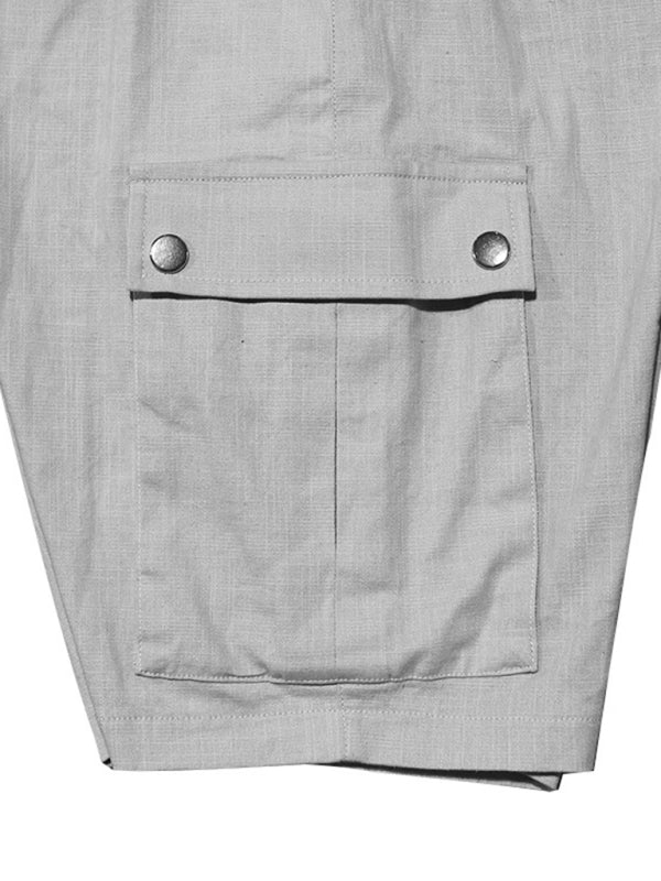 Casual Men's Slim Drawstring Shorts Thin Quarter Pants Cargo Shorts Shello's Creative Boutique