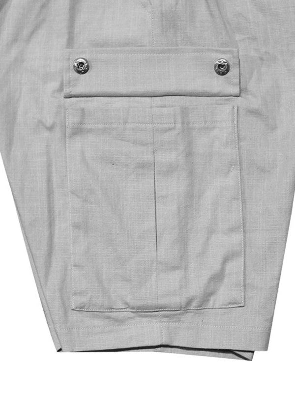 Casual Men's Slim Drawstring Shorts Thin Quarter Pants Cargo Shorts Shello's Creative Boutique