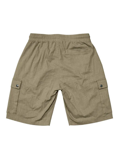 Casual Men's Slim Drawstring Cargo Shorts – Your Go-To for Spring and Summer Comfort! - Shello's Creative Boutique