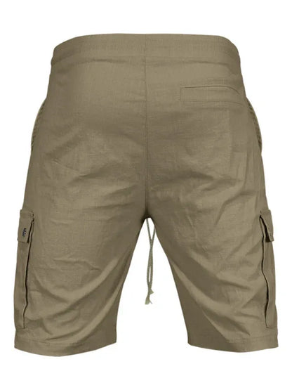 Casual Men's Slim Drawstring Cargo Shorts – Your Go-To for Spring and Summer Comfort! - Shello's Creative Boutique