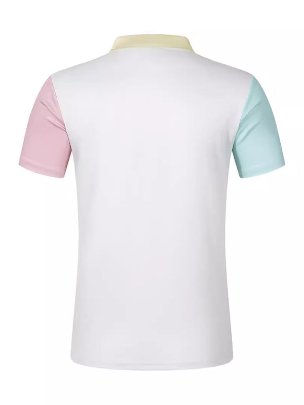 New fashionable and versatile casual lapel polo shirt Shello's Creative Boutique