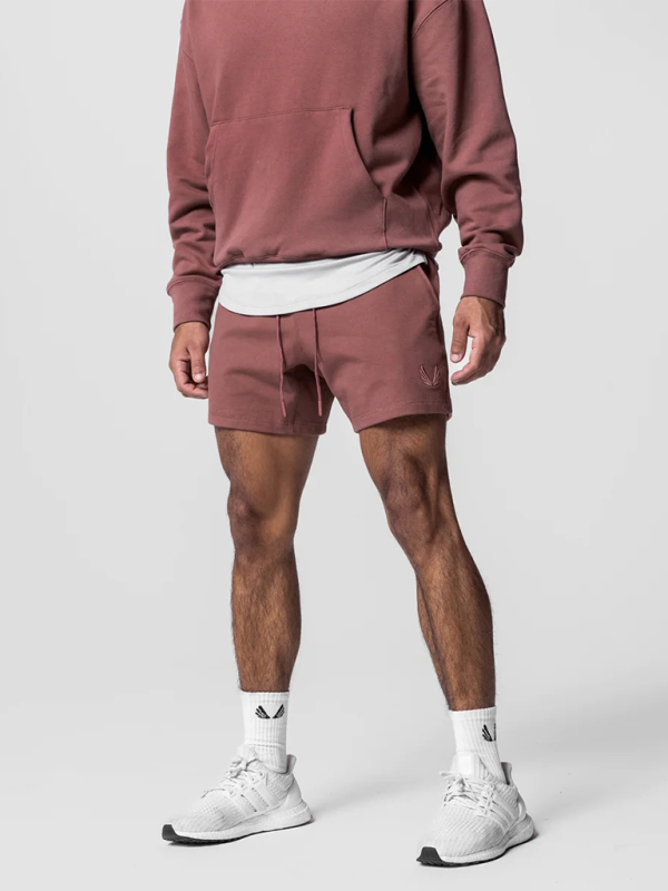 Men's sports and leisure retro loose training running embroidered versatile shorts Shello's Creative Boutique