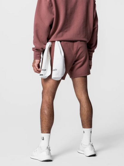 Men's sports and leisure retro loose training running embroidered versatile shorts Shello's Creative Boutique