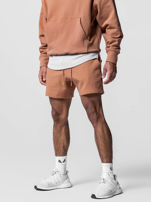 Men's sports and leisure retro loose training running embroidered versatile shorts Shello's Creative Boutique