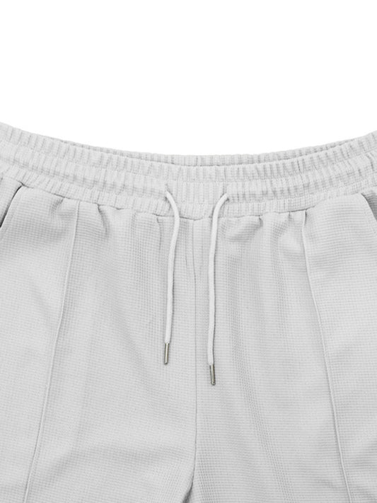Men's new casual solid color shorts short sleeve suit Shello's Creative Boutique