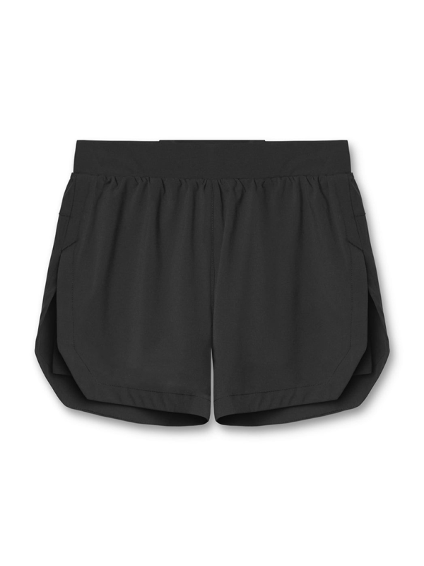 Men's fake two-piece trousers multi-pocket running training sports shorts Shello's Creative Boutique