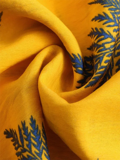 Men's Casual Loose Beach Wear Maple Leaf Print Short Sleeve Shirt – Effortlessly Breezy Style! - Shello's Creative Boutique