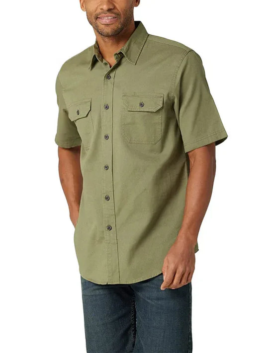 Men's Casual Solid Color Classic Short Sleeve Shirt - Shello's Creative Boutique