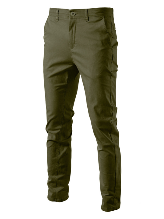 Men's casual all-match solid color casual pants-Shello's Creative Boutique