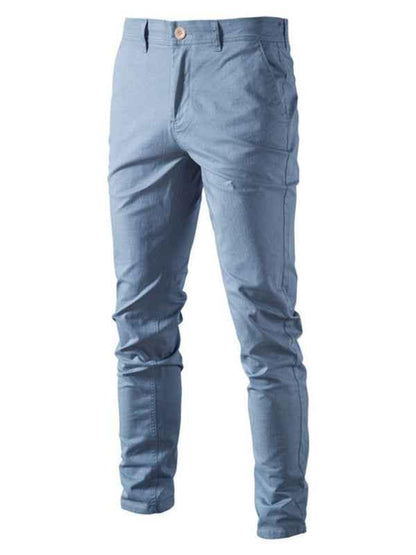 Men's Casual Solid Color Pants for Everyday Style - Shello's Creative Boutique