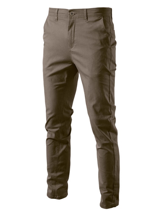 Men's casual all-match solid color casual pants-Shello's Creative Boutique