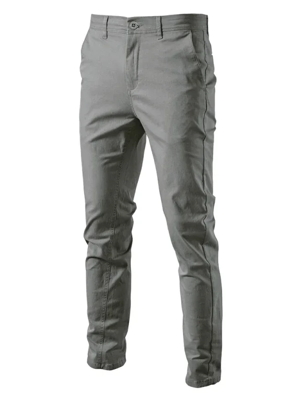 Men's Casual Solid Color Pants for Everyday Style - Shello's Creative Boutique