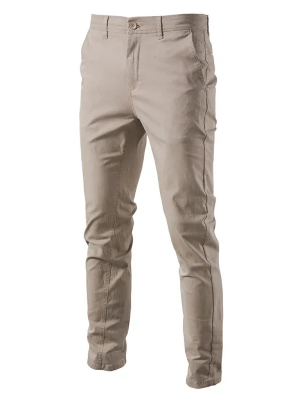 Men's Casual Solid Color Pants for Everyday Style - Shello's Creative Boutique