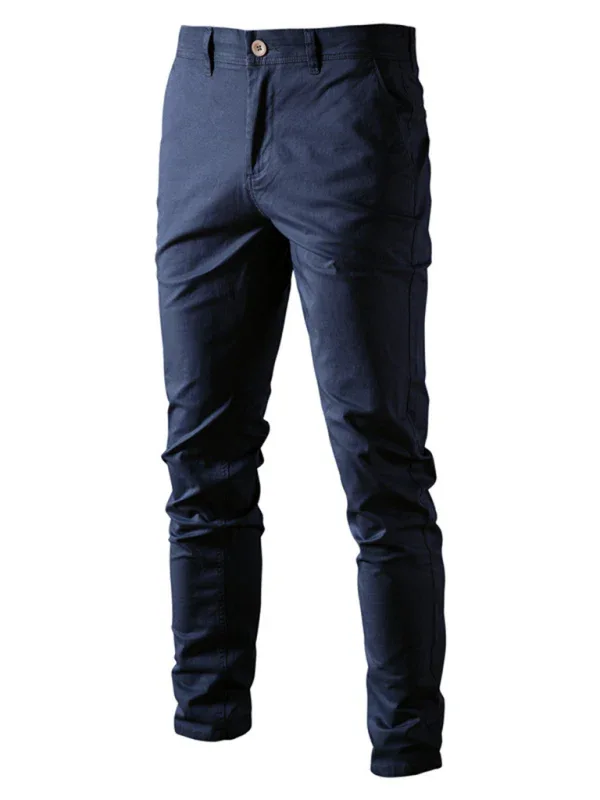 Men's Casual Solid Color Pants for Everyday Style - Shello's Creative Boutique