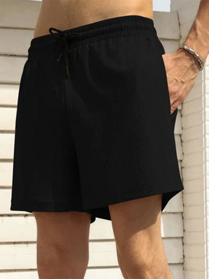 Men's Casual Sports Quick-Dry Double-Layer Woven Shorts - Shello's Creative Boutique