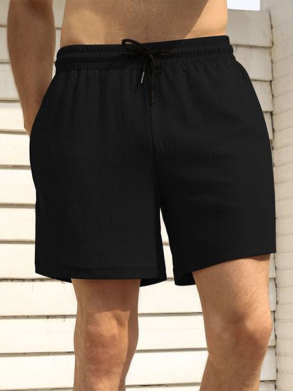 Men's casual sports shorts running shorts quick-drying lined double-layer woven shorts Shello's Creative Boutique
